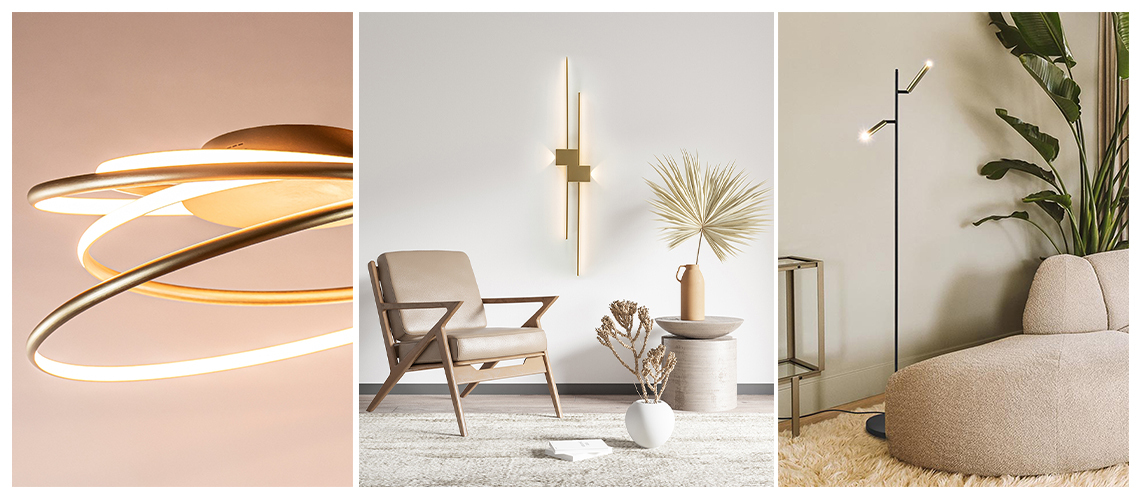 Lampen trends 2025 Straluma |Gouden Verlichting